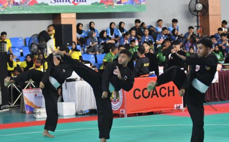 Popnas XVII Jakarta: Satu Atlet Silat Sulteng Lolos ke Perempat Final