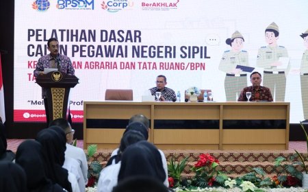 Tutup Latsar Gelombang 1 Tahun 2025, Sekjen Kementerian ATR/BPN Beri 3 Pesan untuk Pedoman CPNS dalam Bertugas