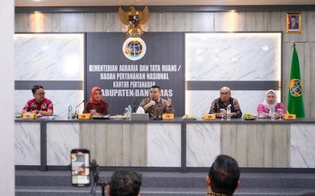 Tinjau Kantah Kabupaten Banyumas, Wamen Ossy Tekankan Pentingnya Peningkatan Kualitas Layanan