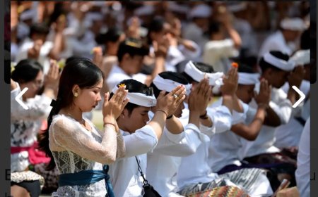 Umat Hindu di Poso Rayakan Hari Galungan dengan Khusyuk