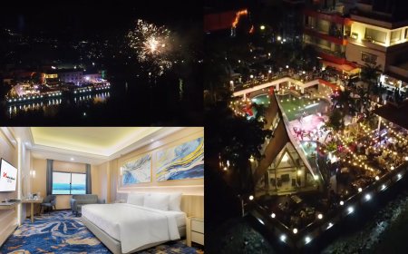 Swiss-Belhotel Silae Palu Sambut Tahun Baru dengan Perayaan ala Tropis Hawaii