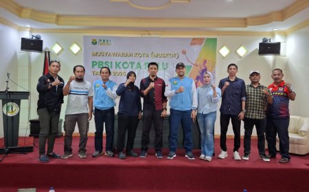 Marjun Pakaya Kembali Pimpin PBSI Kota Palu Periode 2025–2029