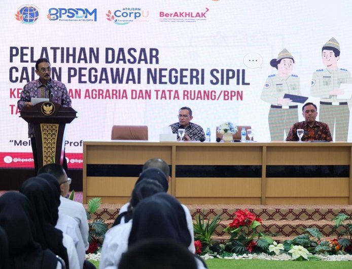 Tutup Latsar Gelombang 1 Tahun 2025, Sekjen Kementerian ATR/BPN Beri 3 Pesan untuk Pedoman CPNS dalam Bertugas