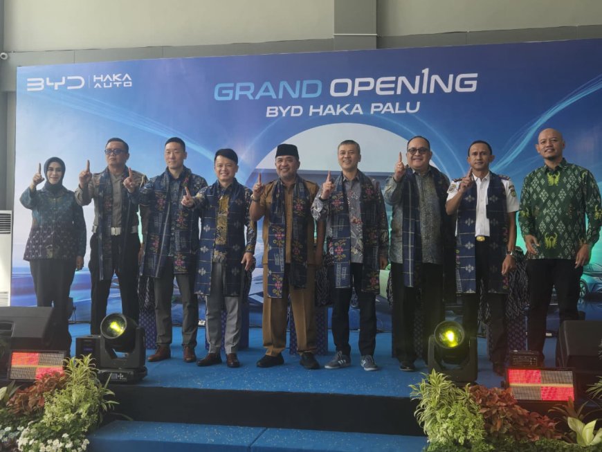 Diler Mobil Listrik BYD Hadir di Kota Palu
