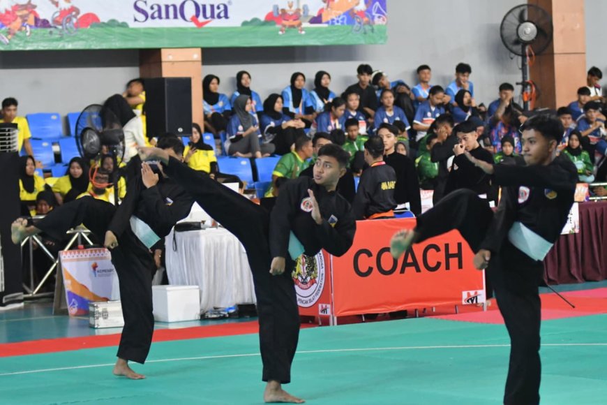 Popnas XVII Jakarta: Satu Atlet Silat Sulteng Lolos ke Perempat Final