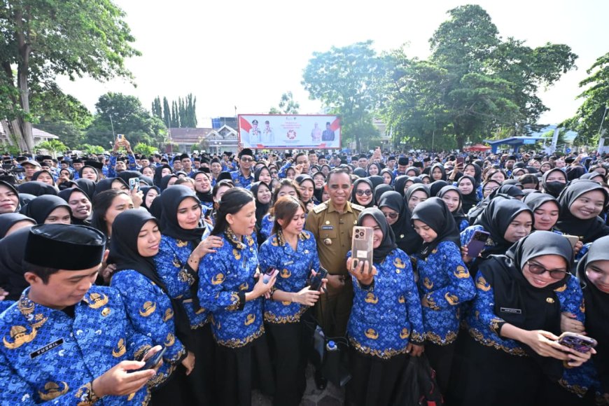 Seribuan  PPPK Tahap II Pemprov Terima SK: Tenaga Guru Paling Banyak