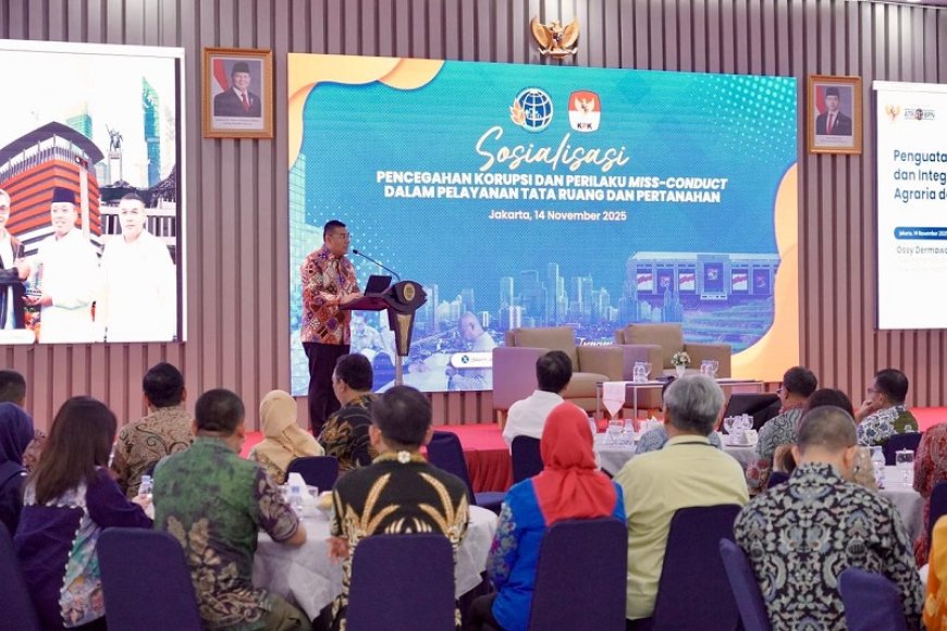 Kolaborasi ATR/BPN dengan KPK Tingkatkan Kualitas Layanan Pertanahan