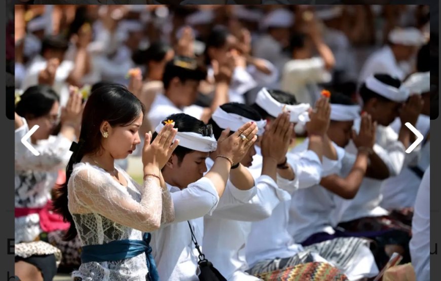 Umat Hindu di Poso Rayakan Hari Galungan dengan Khusyuk