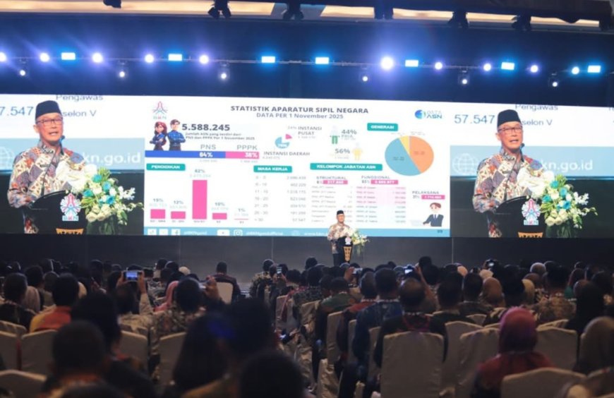 Rakornas Kepegawaian 2025, Bupati Verna: Ruang Penting  Bagi Daerah Perbarui Strategi