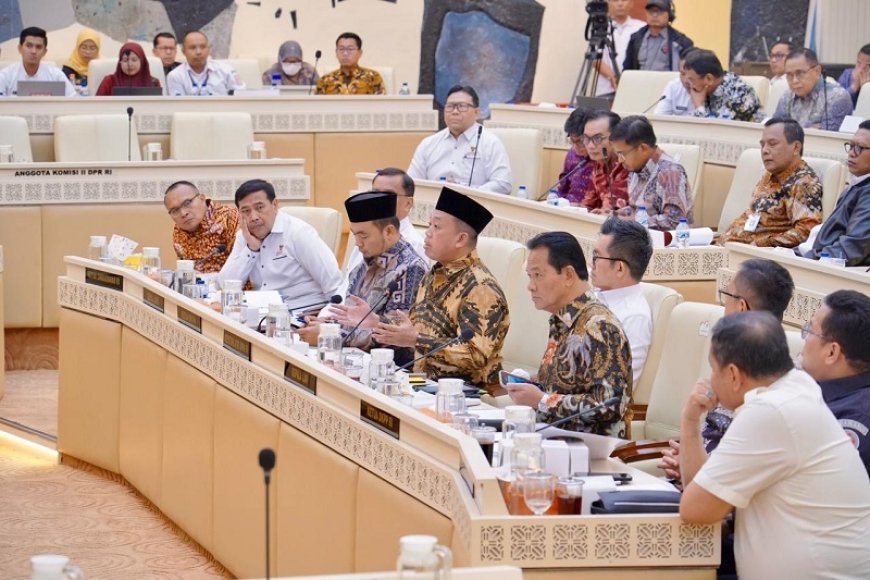 Targetkan Realisasi hingga 98%, Menteri Nusron Laporkan Progres Capaian Anggaran ke Komisi II DPR RI
