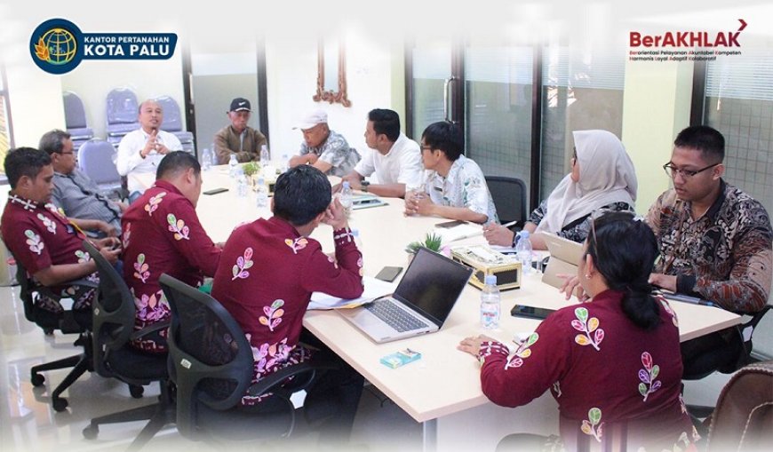 Kantor Pertanahan Kota Palu Mediasi Penyelesaian Sengketa Tanah