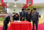 Bupati Vera Tandatangani Dokumen APBD Donggala 2026