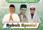 Saksikan, UAS di Acara Subuh Spesial di Masjid Ummu Ratna Syaadia di Jalan Swadaya Palu pada Jumat Subuh Besok