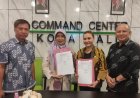 Diskominfosantik Serahkan Wabsite ke DPPKB dan Perdagin