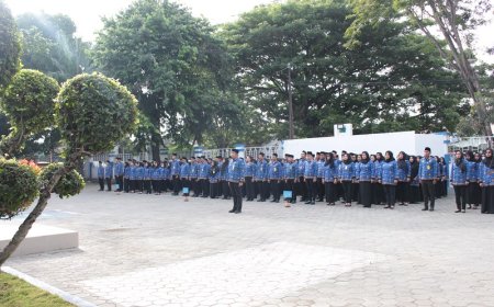 Kantor Pertanahan Kota Palu Gelar Upacara Peringatan HUT ke-54 KORPRI