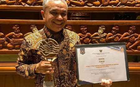 Kota Palu Raih TPID Berkinerja Terbaik 2025