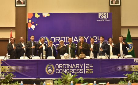 Asprov PSSI Sulteng Gelar Kongres Biasa, Sahkan Dua Klub Baru