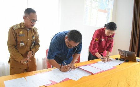 Mahasiswa Magister Jurusan Akuntansi Untad  Gelar Pengabdian Masyarakat dan Penandatanganan MoU