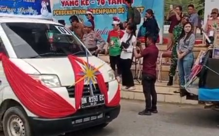 Sukacita Pawai Natal Klasis Poso Kota Tanpa Bupati Verna