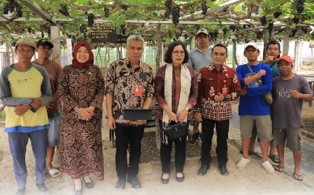 Dirjen Penataan Agraria Kementerian ATR/BPN Kunjungi Kampung Reforma Agraria Kebun Anggur Duyu Bangkit