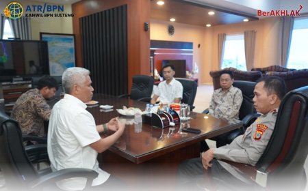 Kanwil BPN Sulteng dan Polda Satukan Langkah Cegah Konflik Pertanahan di Masyarakat