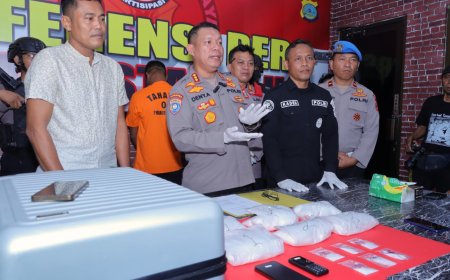 Polres Palu Tangani 110 Kasus Narkoba, 128 Tersangka