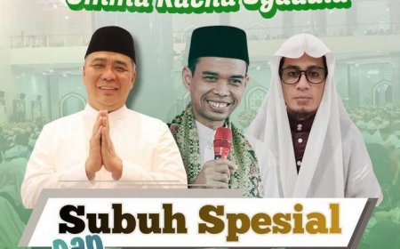 Saksikan, UAS di Acara Subuh Spesial di Masjid Ummu Ratna Syaadia di Jalan Swadaya Palu pada Jumat Subuh Besok