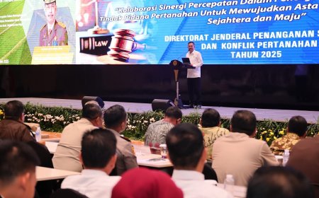 Hadir dalam Rakor Pencegahan dan Penyelesaian Tindak Pidana Pertanahan, Plt. Wakil Jaksa Agung Minta Pencegahan Diperkuat