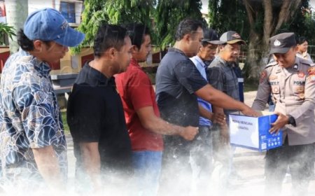 Polres Poso Galang Donasi untuk Sumatra dan Aceh