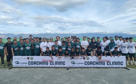 PT CPM–Persipal FC Gelar Coaching Clinic, Libatkan Puluhan Pemain Muda