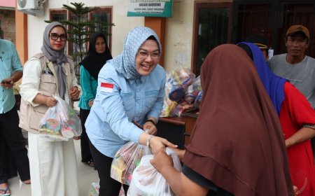 Ketua TP PKK Palu Salurkan Bantuan ke Warga Terdampak Banjir di Padang Pariaman