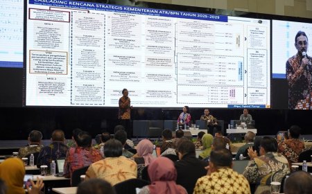 Beri Pengarahan Umum di Rakernas 2025, Sekjen ATR/BPN: Pahami Renstra dan Manfaatkan Momentum Penghujung Tahun