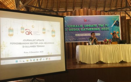 Ketua OJK Sulteng: Jangan Mudah Percaya Rumor Soal Lembaga Keuangan