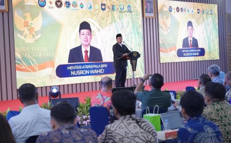 Pesan Menteri Nusron dalam Pembukaan Rakornas Reforma Agraria: Tidak Ada Arahan Khusus, Koordinasikan dengan Baik