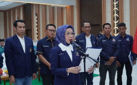Ketua DPW NasDem Sulteng Lantik Pengurus 16 DPC di Sigi