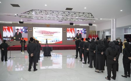 Lantik Pejabat Fungsional, Sekjen ATR/BPN: Harus Pandai, Cerdas, dan Tekun