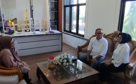 Ketua KI Sulteng Silaturahmi ke Disbunak