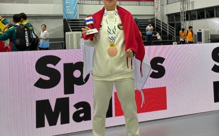 Atlet Teqball  Sulteng Sumbang Medali SEA Games 2025 Thailand