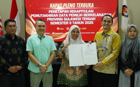 2.338.034 Pemilih Hasil Rekapitulasi PDPB Sulteng