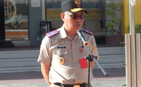 Pimpin Apel Pagi, Kepala BPN Sulteng Tekankan Pentingnya Kedisiplinan dan Fokus