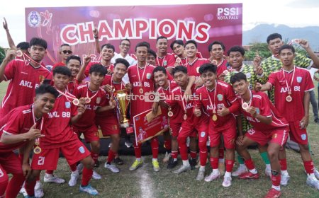 AKL 88 Juara Liga 4 Piala Wali Kota Palu