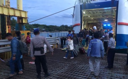 Jelang Nataru, Polsek KP3 Pantoloan Tingkatkan Pengamanan Pelabuhan