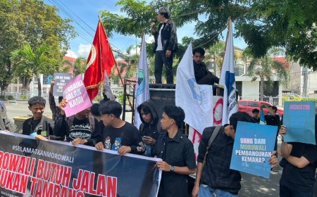 Mahasiswa Kritik Kinerja BPJN Sulteng