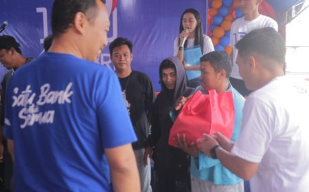 BRI Poso Rayakan HUT ke-130  dengan Jalan Sehat dan Aksi Sosial