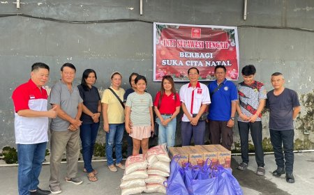 INTI Sulteng Berbagi di Dua Gereja di Palu