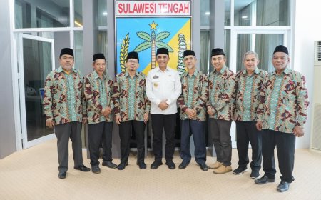 Gubernur Anwar  Berharap Sulteng Jadi Tuan Rumah Pelaksanaan Tanwir Muhammadiyah 2026