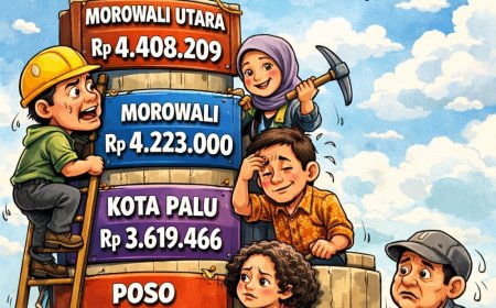 Ini Daftar Lengkap Upah Minimum 2026 se Sulawesi Tengah, Cek Kabupaten Mana Tertinggi