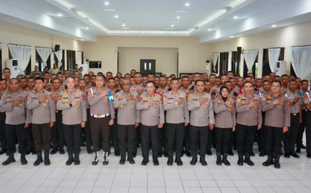 Jelang Dilantik, Kapolda Bekali 72 Siswa Diktukba Polri di SPN Polda Sulteng