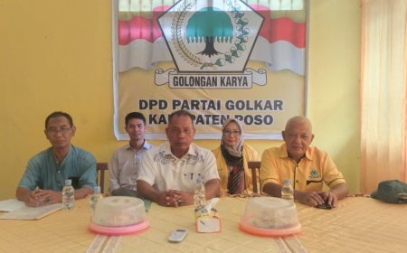 Panitia Musda Golkar Poso Buka Pendaftaran Calon Ketua