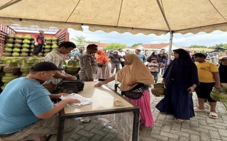 Pertamina Distribusikan Lebih dari 100 Ribu Tabung LPG 3 Kg melalui Operasi Pasar di 9 Daerah di Aceh